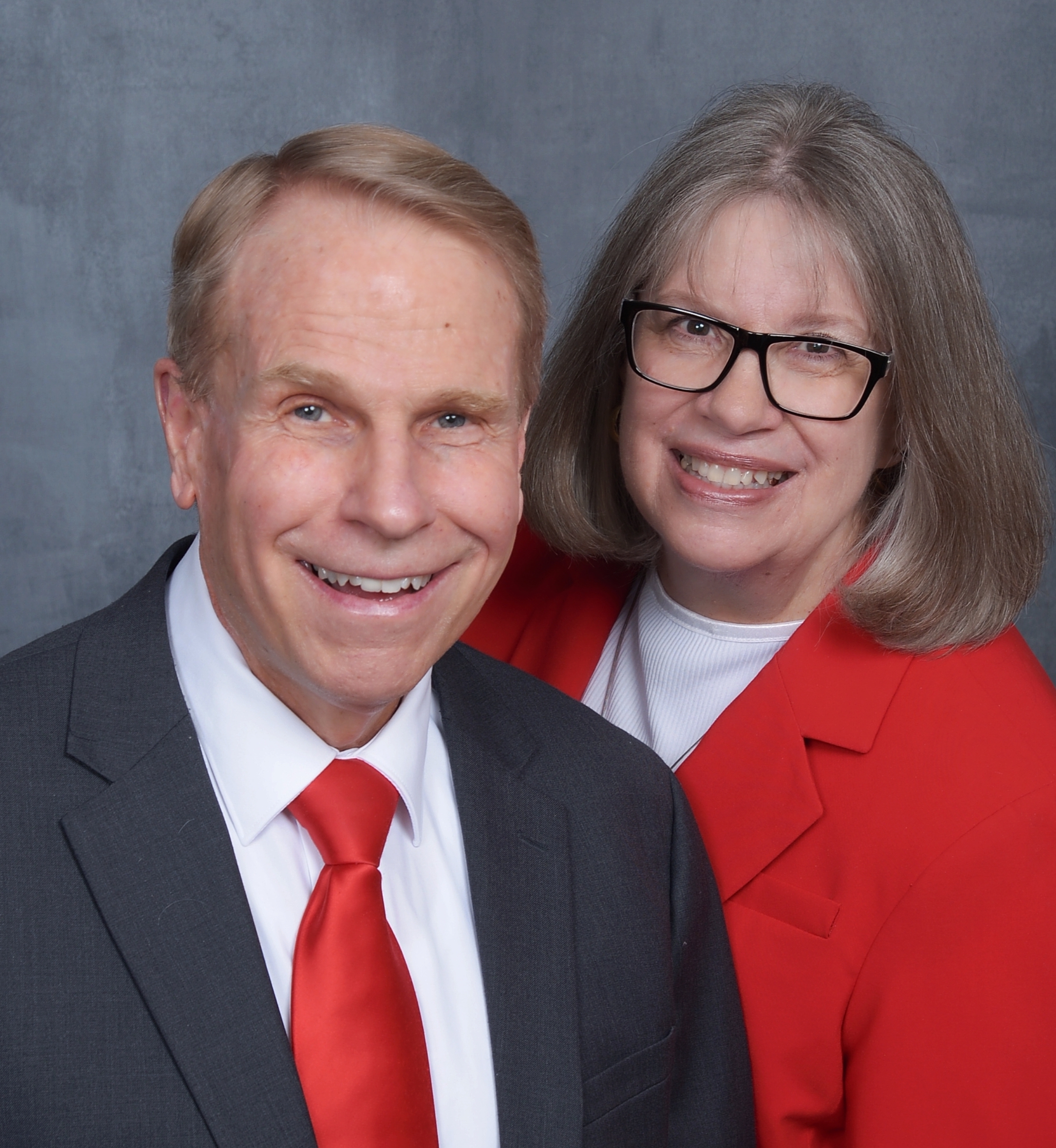 Claron and Jolene Portrait as full-time missionaries 2025